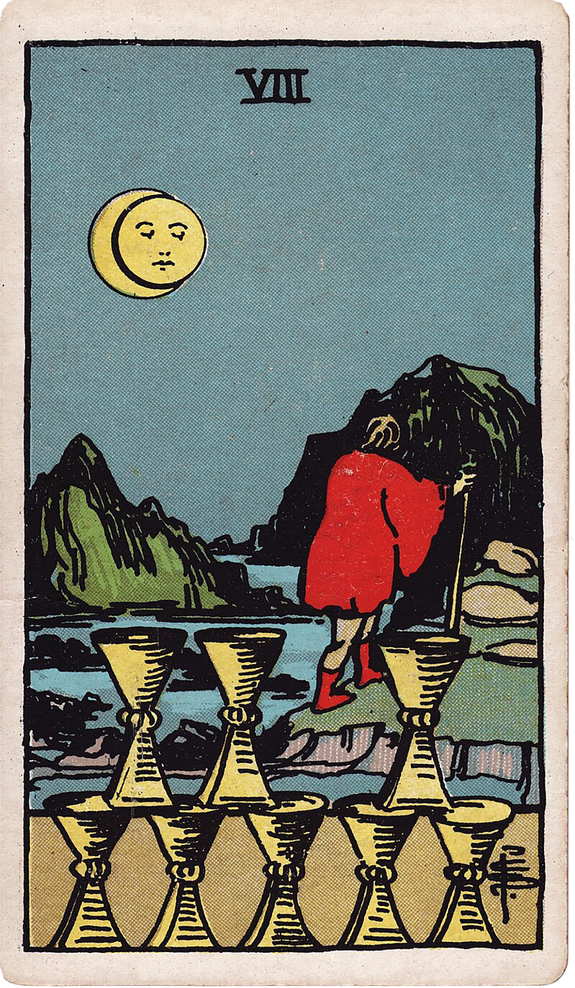 8 of Cups Tarot card
